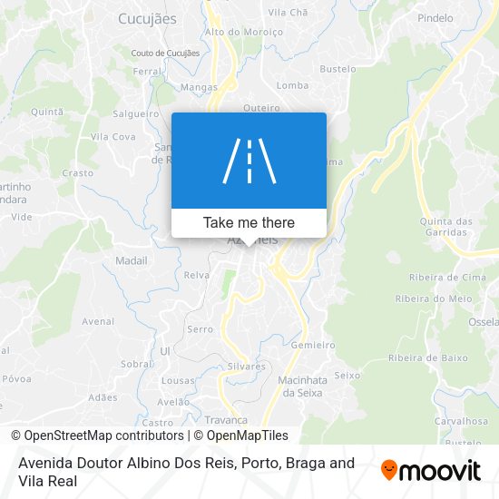Avenida Doutor Albino Dos Reis mapa