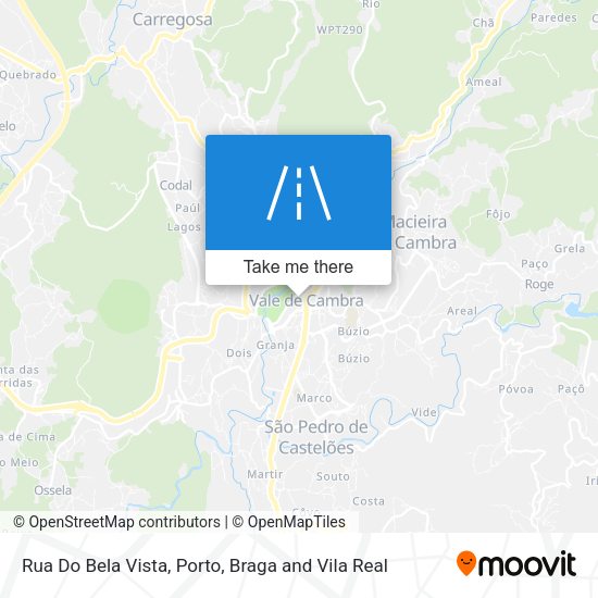 Rua Do Bela Vista mapa