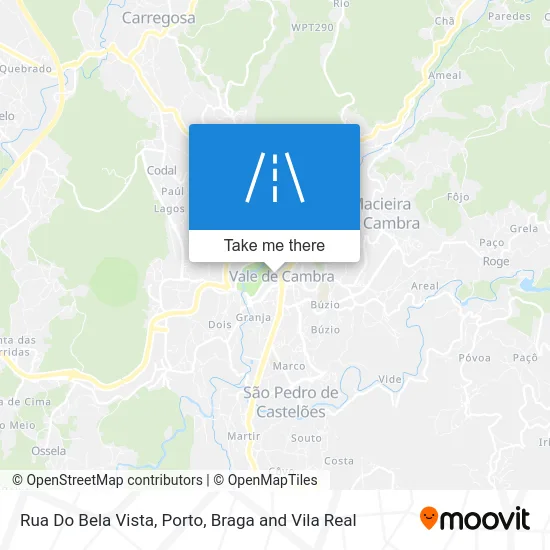 Rua Do Bela Vista map