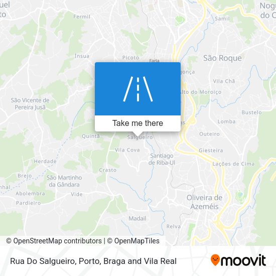 Rua Do Salgueiro mapa