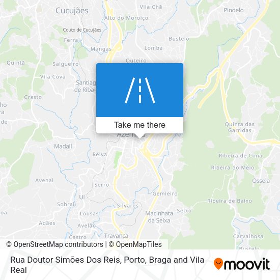 Rua Doutor Simões Dos Reis mapa