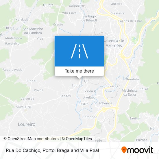 Rua Do Cachiço mapa