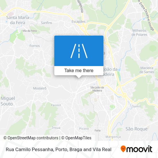Rua Camilo Pessanha mapa