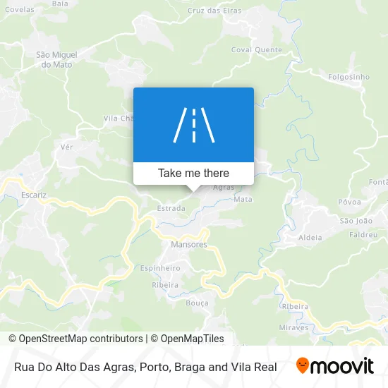 Rua Do Alto Das Agras map