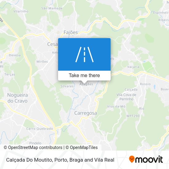 Calçada Do Moutito map