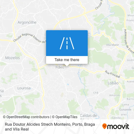 Rua Doutor Alcides Strech Monteiro map