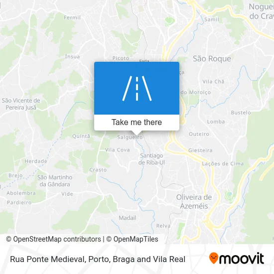 Rua Ponte Medieval map