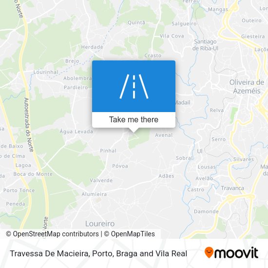 Travessa De Macieira mapa