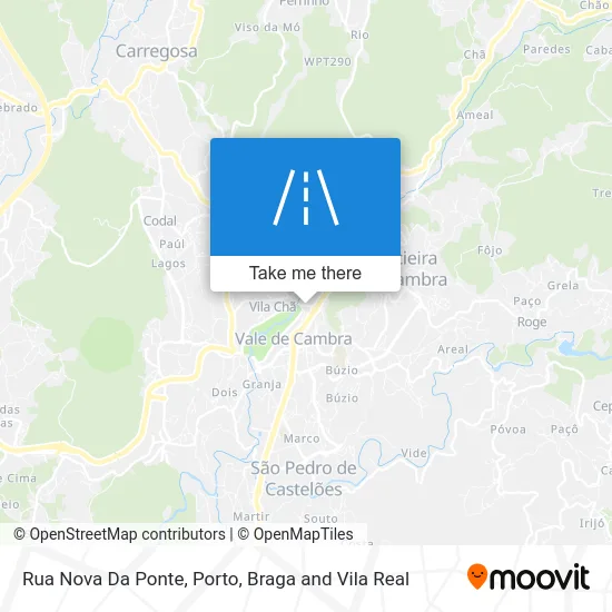 Rua Nova Da Ponte map
