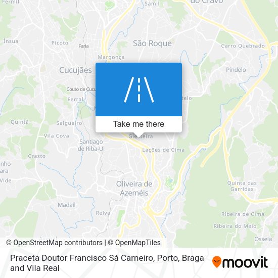 Praceta Doutor Francisco Sá Carneiro mapa