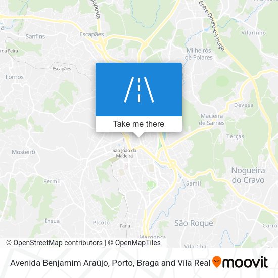 Avenida Benjamim Araújo map