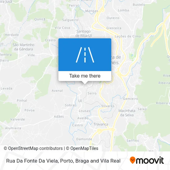 Rua Da Fonte Da Viela map