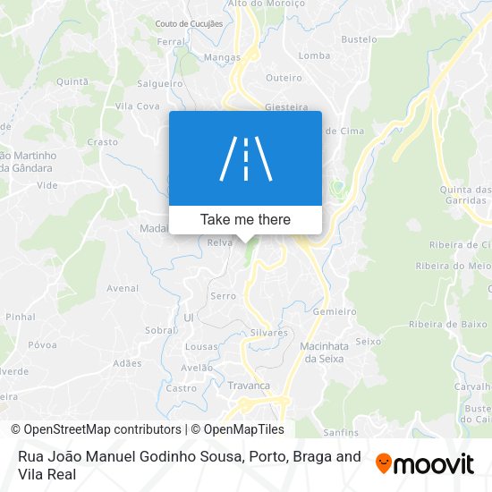 Rua João Manuel Godinho Sousa mapa