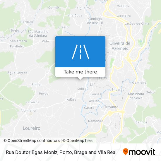 Rua Doutor Egas Moniz map