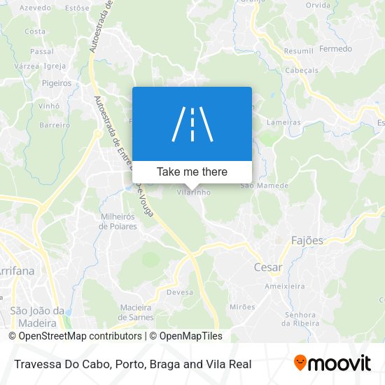Travessa Do Cabo mapa