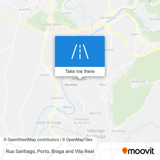 Rua Santiago map