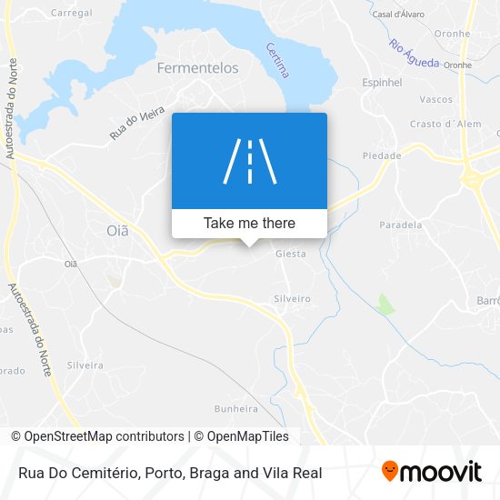 Rua Do Cemitério mapa