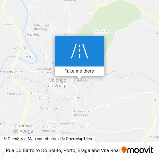 Rua Do Barreiro Do Souto mapa