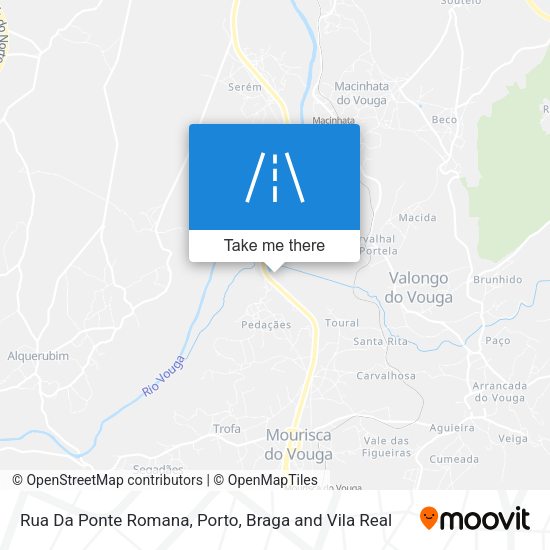 Rua Da Ponte Romana mapa