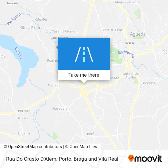 Rua Do Crasto D'Alem map