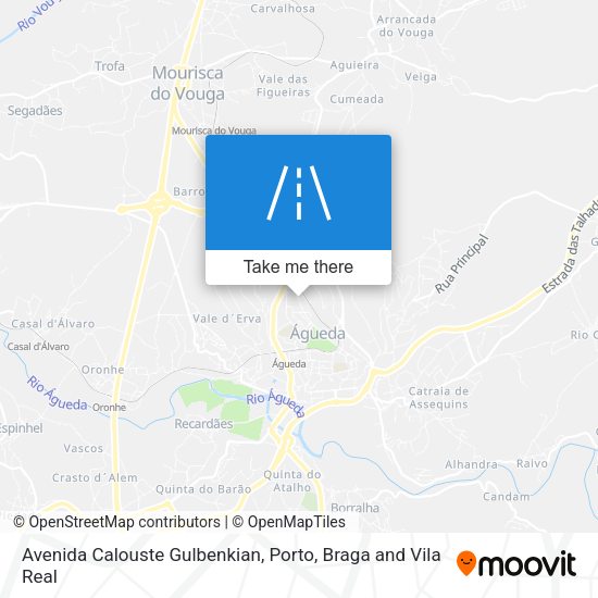 Avenida Calouste Gulbenkian map