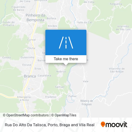 Rua Do Alto Da Talisca mapa