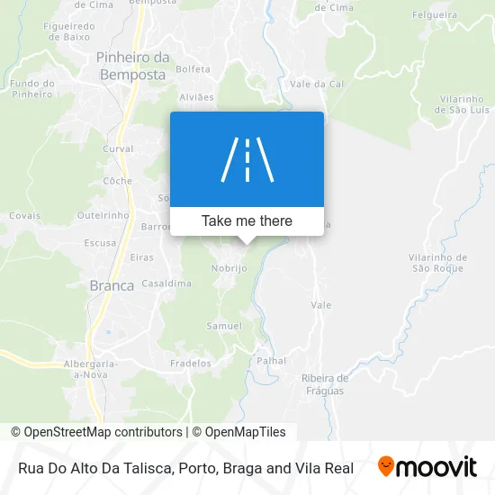 Rua Do Alto Da Talisca map