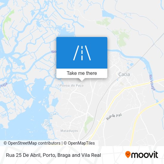 Rua 25 De Abril mapa