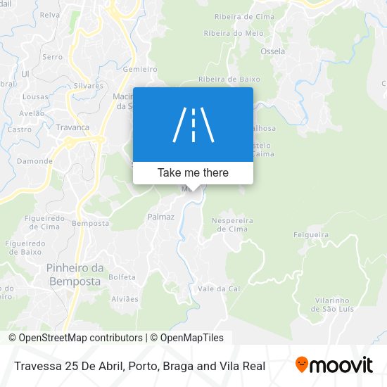 Travessa 25 De Abril mapa