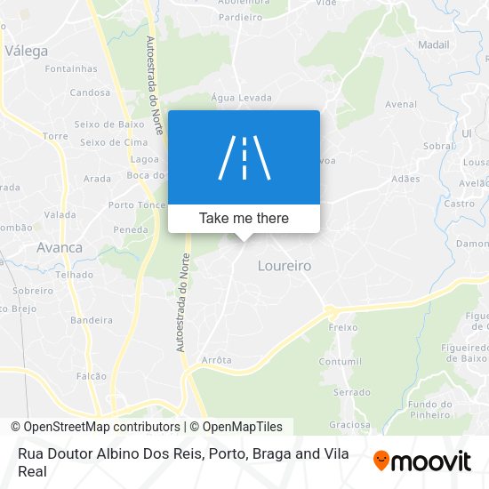 Rua Doutor Albino Dos Reis map