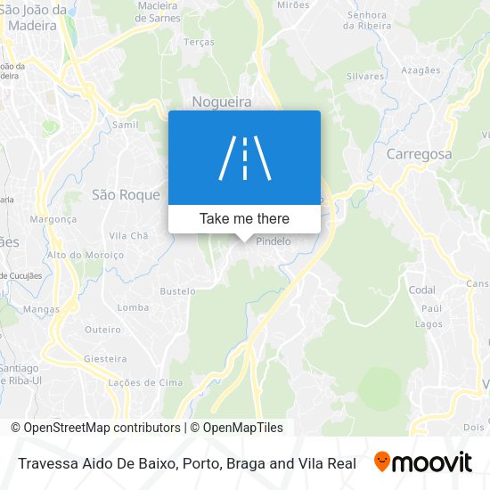 Travessa Aido De Baixo mapa