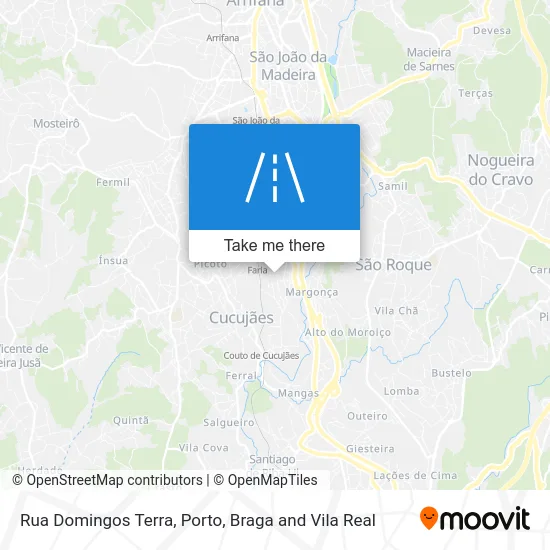 Rua Domingos Terra map