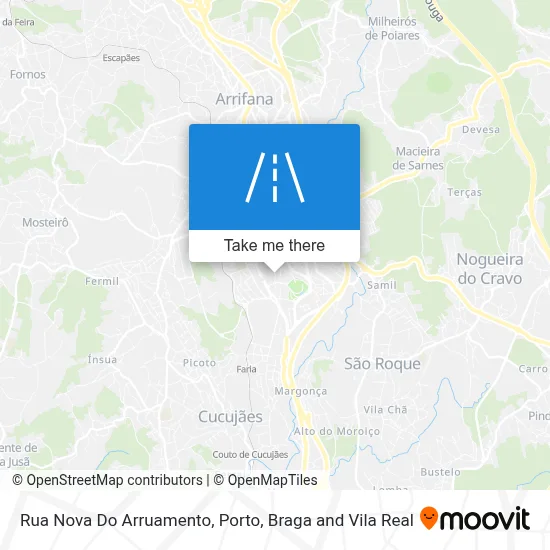 Rua Nova Do Arruamento map