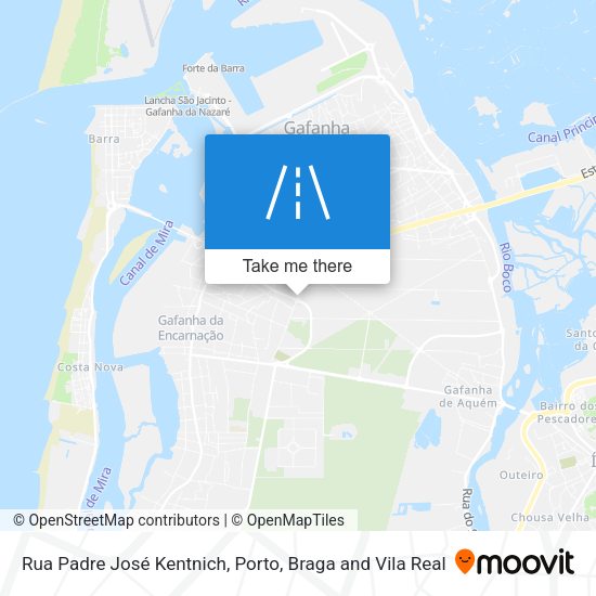 Rua Padre José Kentnich map