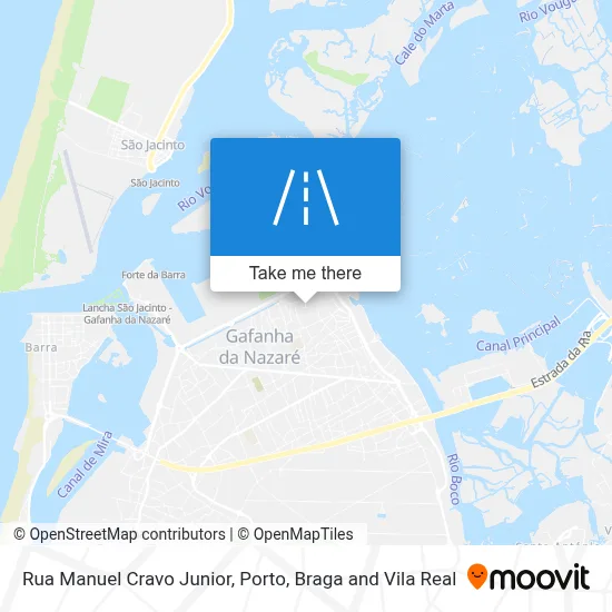Rua Manuel Cravo Junior map
