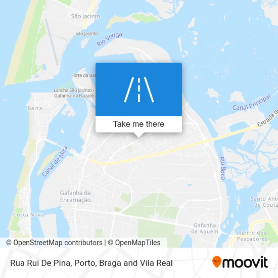 Rua Rui De Pina map