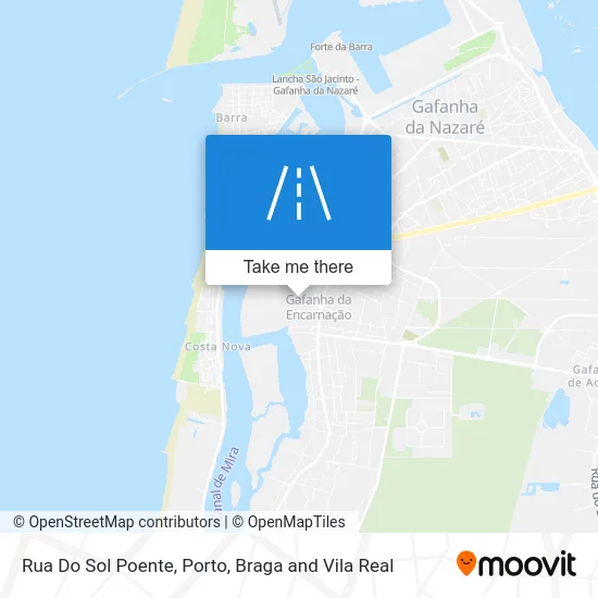 Rua Do Sol Poente map