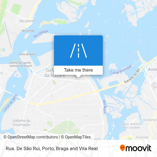 Rua. De São Rui map