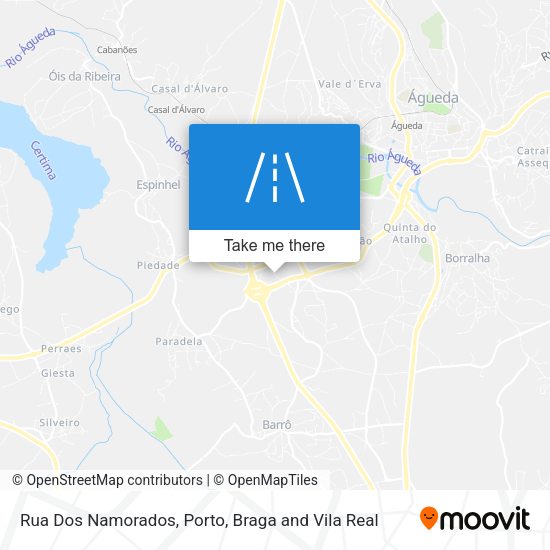 Rua Dos Namorados mapa