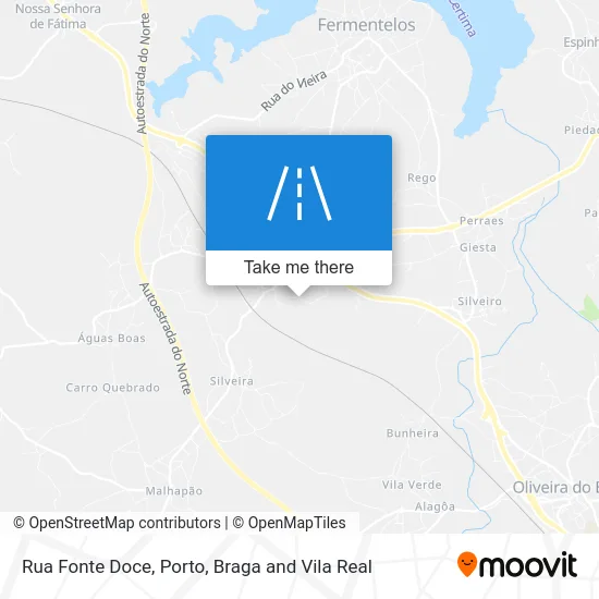 Rua Fonte Doce map