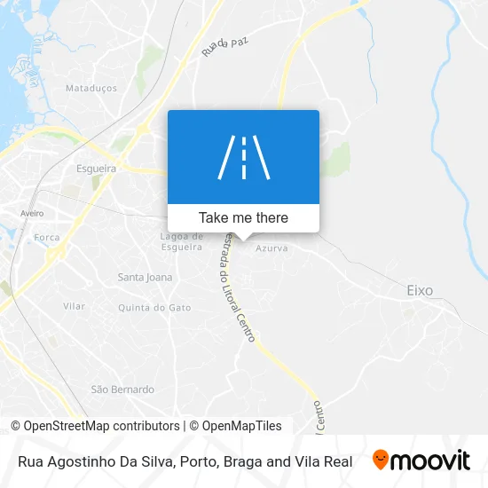 Rua Agostinho Da Silva map