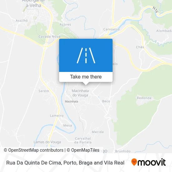 Rua Da Quinta De Cima map