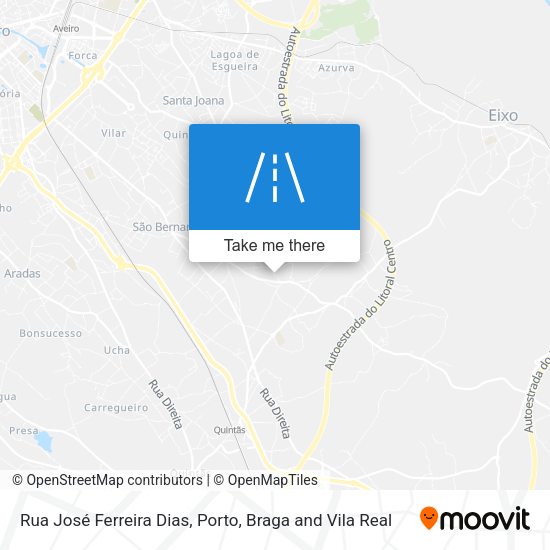 Rua José Ferreira Dias map