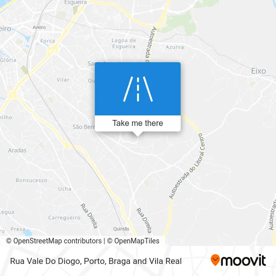 Rua Vale Do Diogo map