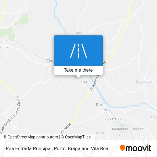 Rua Estrada Principal map