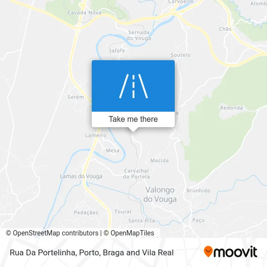 Rua Da Portelinha map