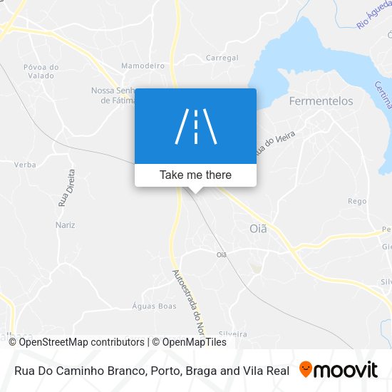 Rua Do Caminho Branco mapa