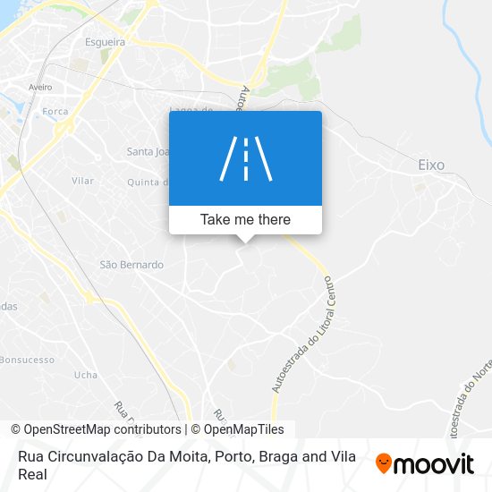 Rua Circunvalação Da Moita map