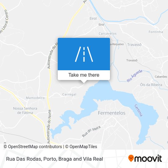 Rua Das Rodas map