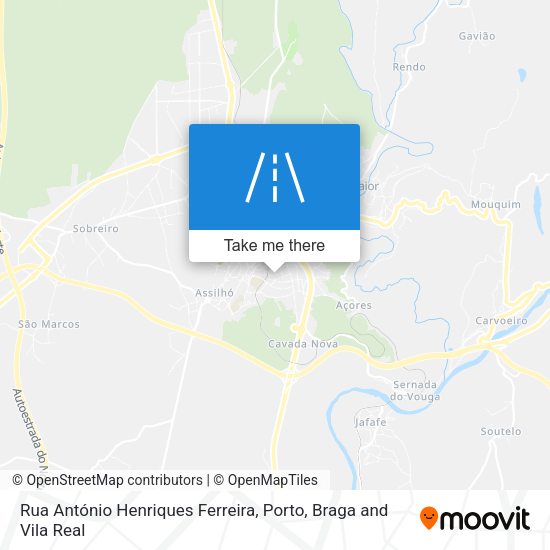 Rua António Henriques Ferreira mapa